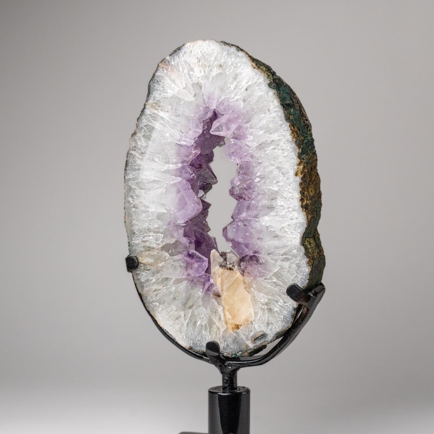 Echte Amethyst-Geodenscheibe auf Ständer aus Uruguay (7.5 lbs) im Angebot 5