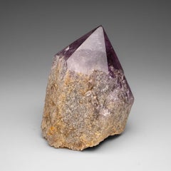 Point d'améthyste véritable de la mine d'Anahi, département de Santa Cruz, Bolivie