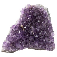 Cluster di cristallo di quarzo ametista autentico dal Brasile (5,5 lbs)