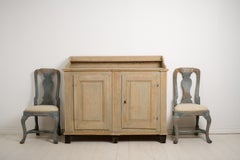 Genuine Antique Classic Gustavian Period Sideboard in Pine from Northern Sweden