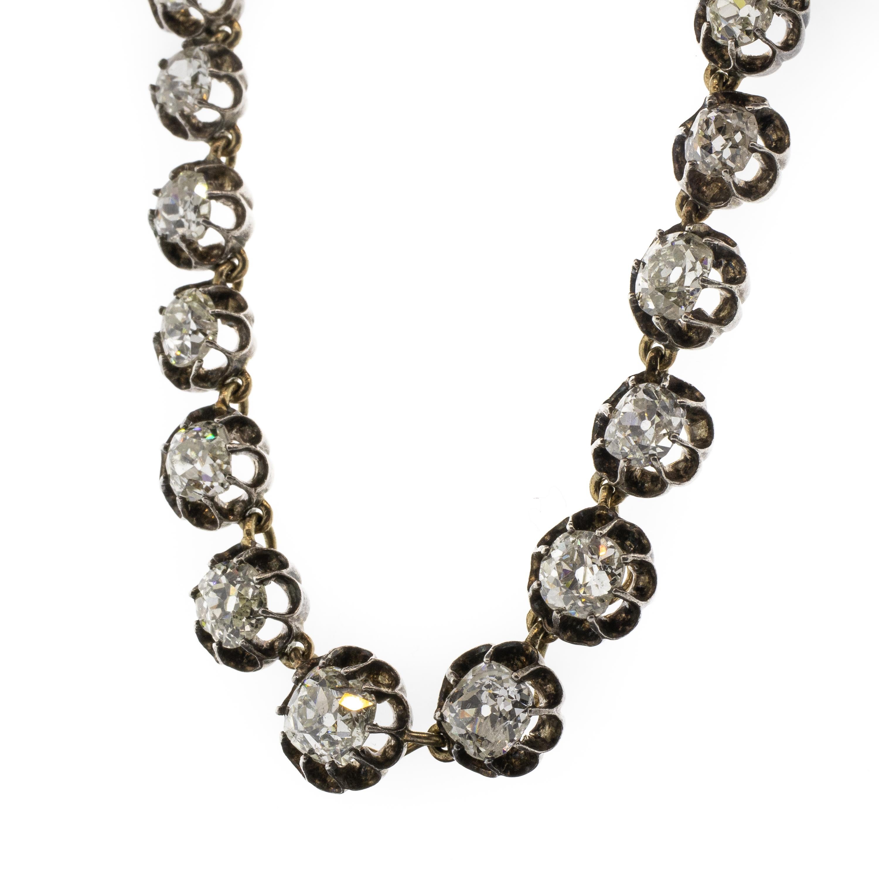 This one is for the true vintage jewelry connoisseur who appreciates the story as much as the piece. This stunning necklace came in as part of a six-piece estate that escaped the Nazi invasion of Vienna, Austria in 1938. We'd be happy to share more