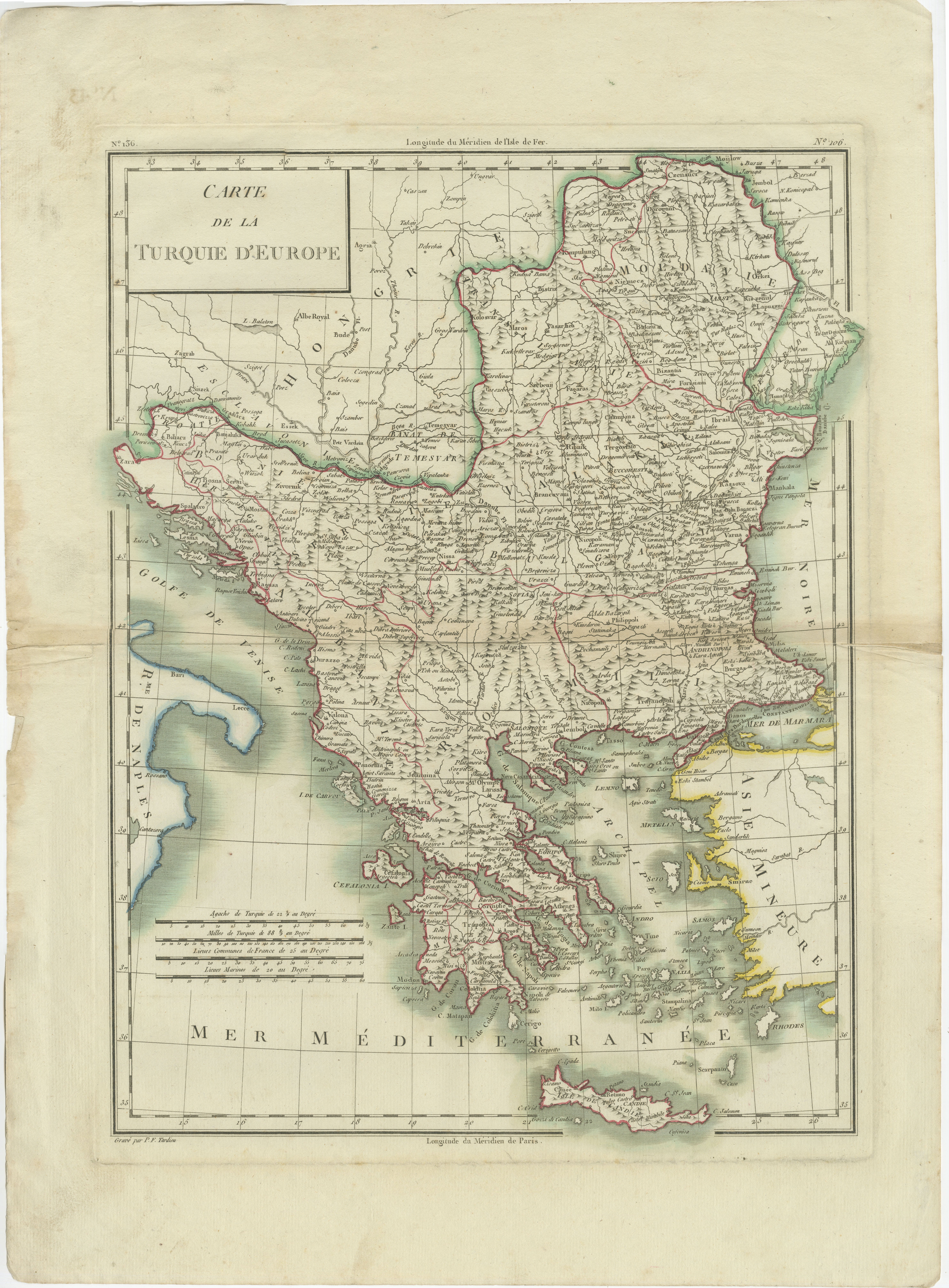 This is an original antique map titled 