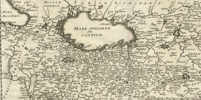 Genuine Antique Map of Persia For Sale at 1stDibs