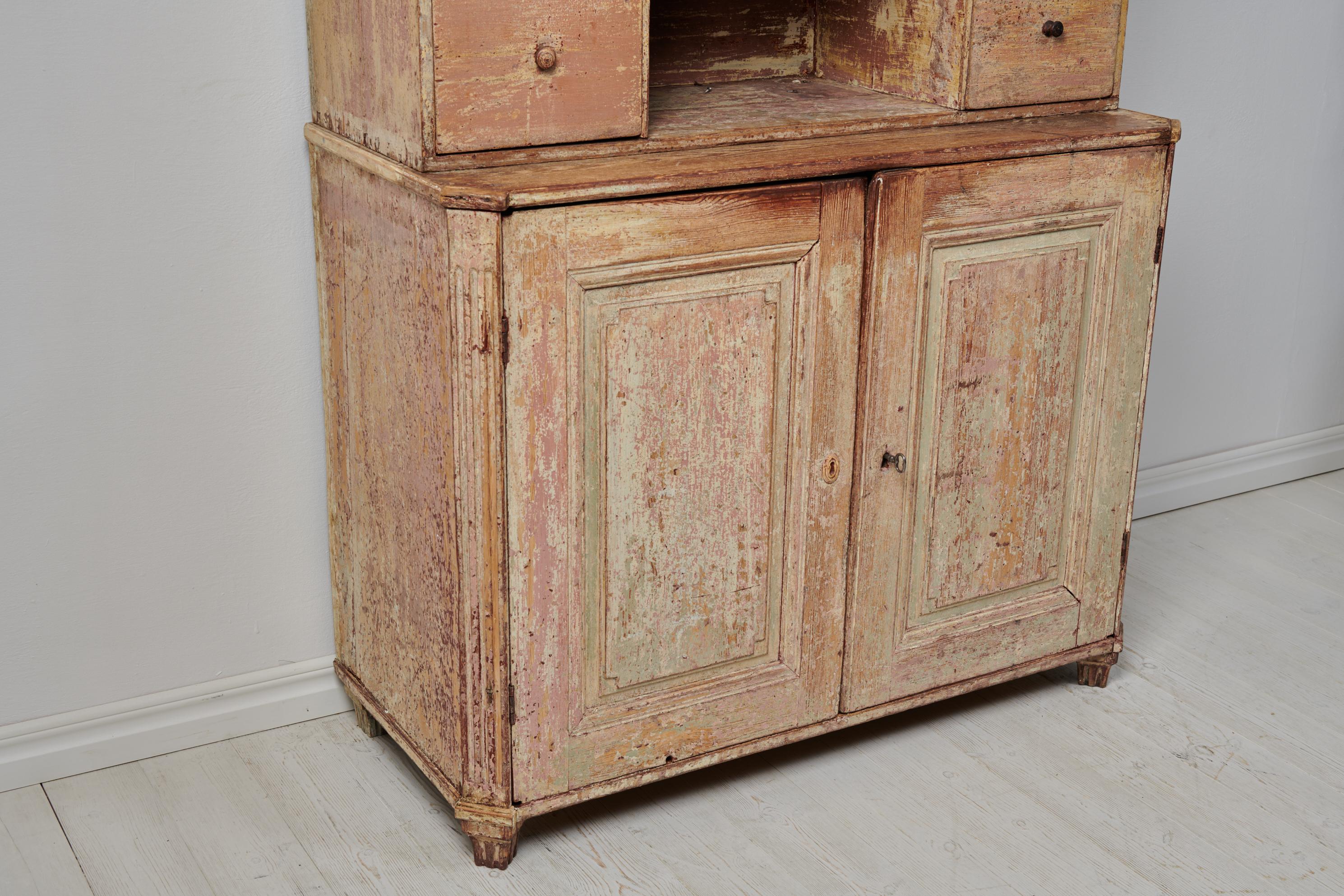 Genuine Antique Swedish Gustavian Country House Sideboard  For Sale 4