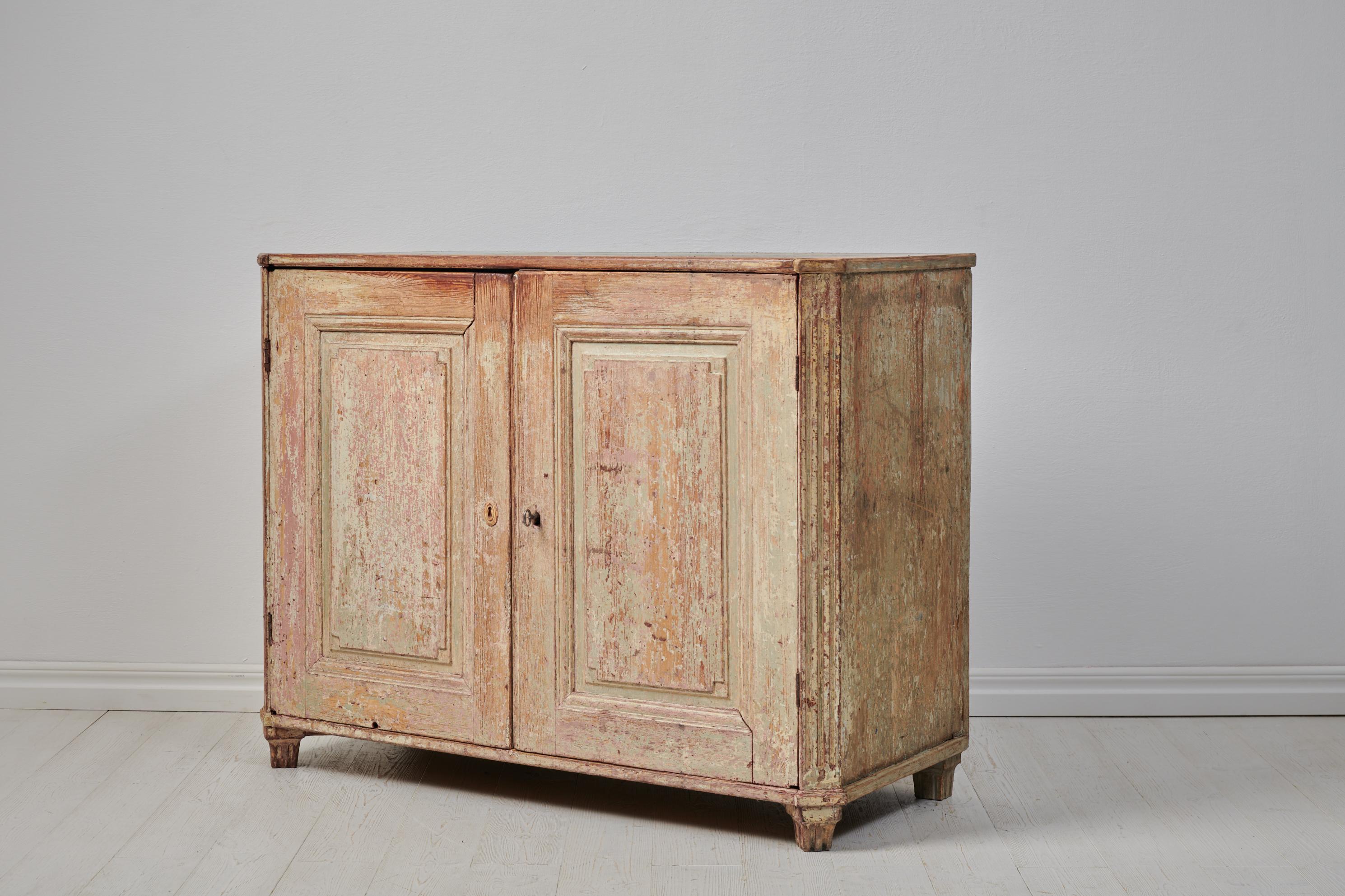 Genuine Antique Swedish Gustavian Country House Sideboard  For Sale 12