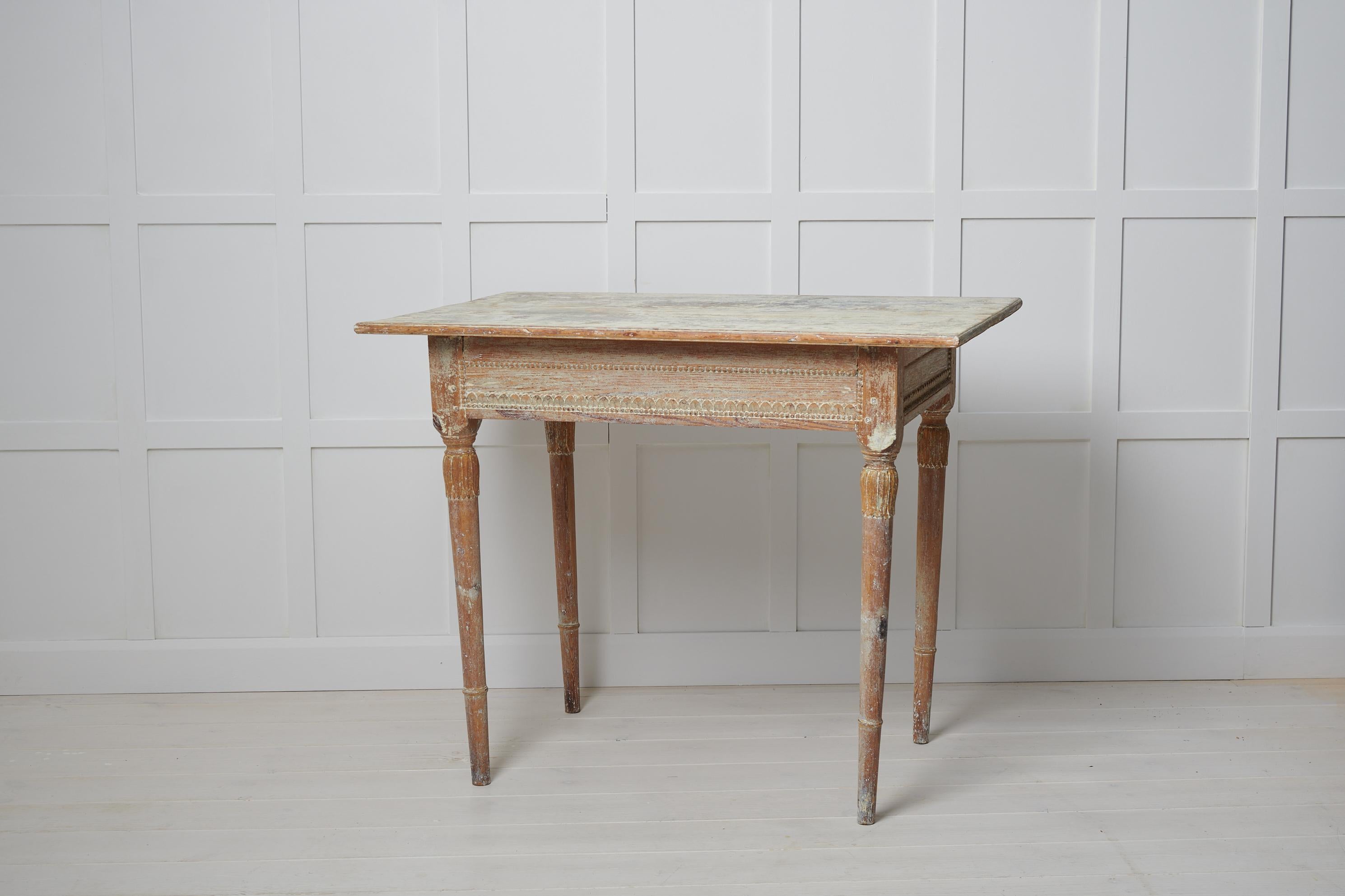 19th Century Genuine Antique Swedish Late Gustavian Console Table