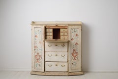 Genuine Antique Swedish Sideboard, Drawers, Doors and Desk, with Original Paint