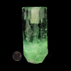 Cristal d'aigue-marine authentique du Brésil, 592 g – Spécimen de qualité musée