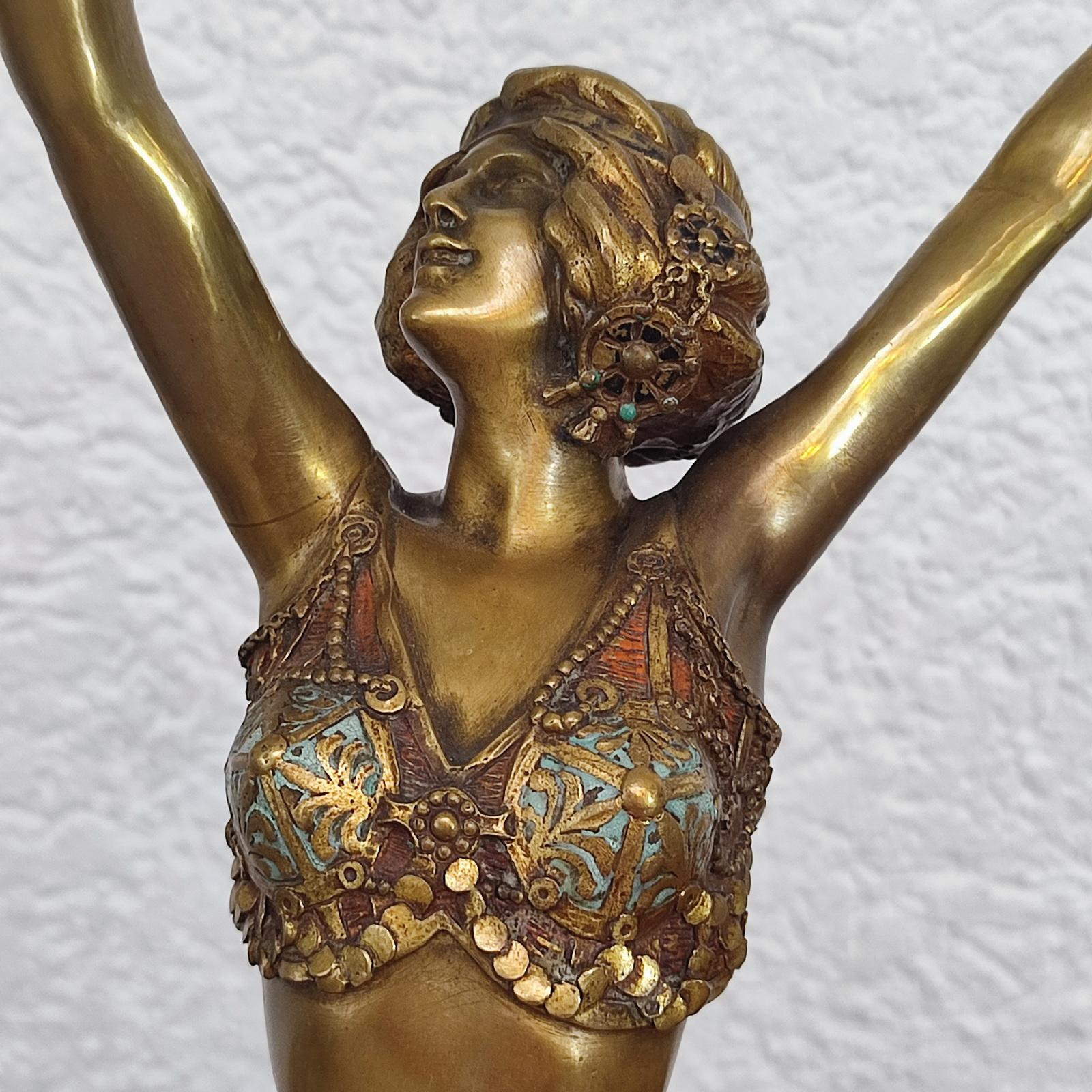 20th Century Genuine Art Deco Bronze Sculpture 
