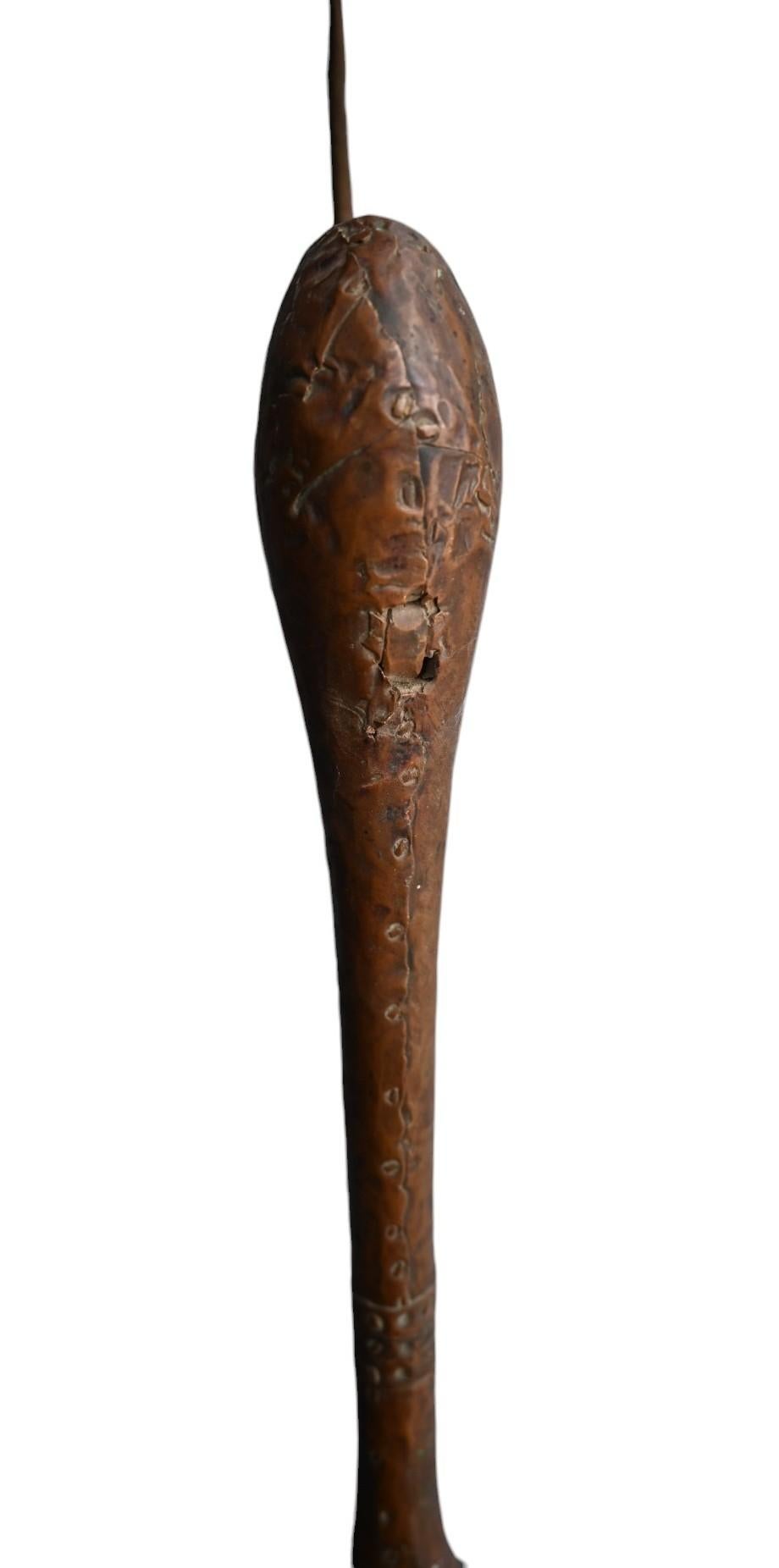 Genuine ax with copper blade from the Songye tribe DR Congo, early 1900 in vendita 2