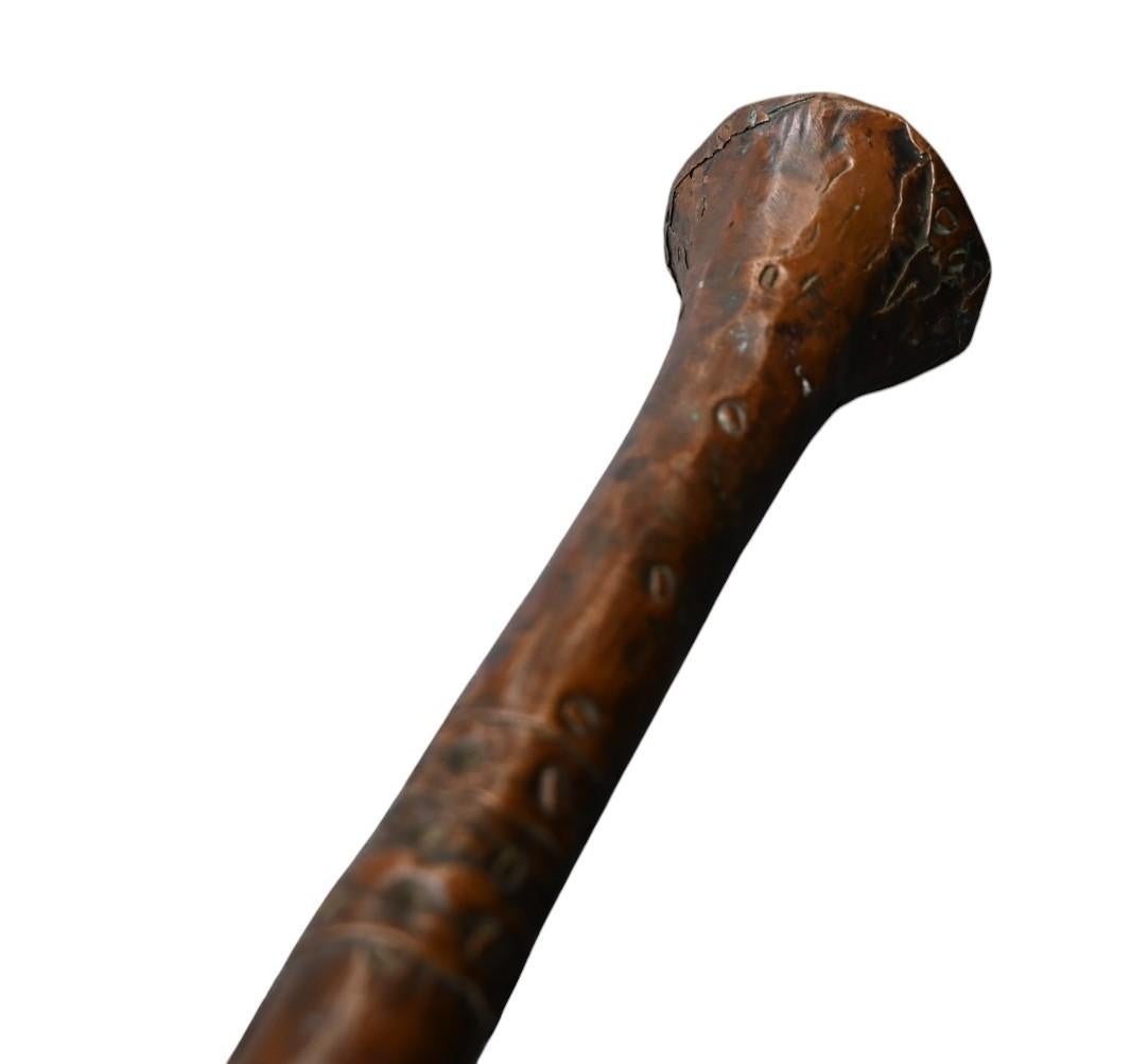 Genuine ax with copper blade from the Songye tribe DR Congo, early 1900 in vendita 3