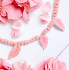 Genuine Blush Pink Opal Pendant Gold Statement Necklace