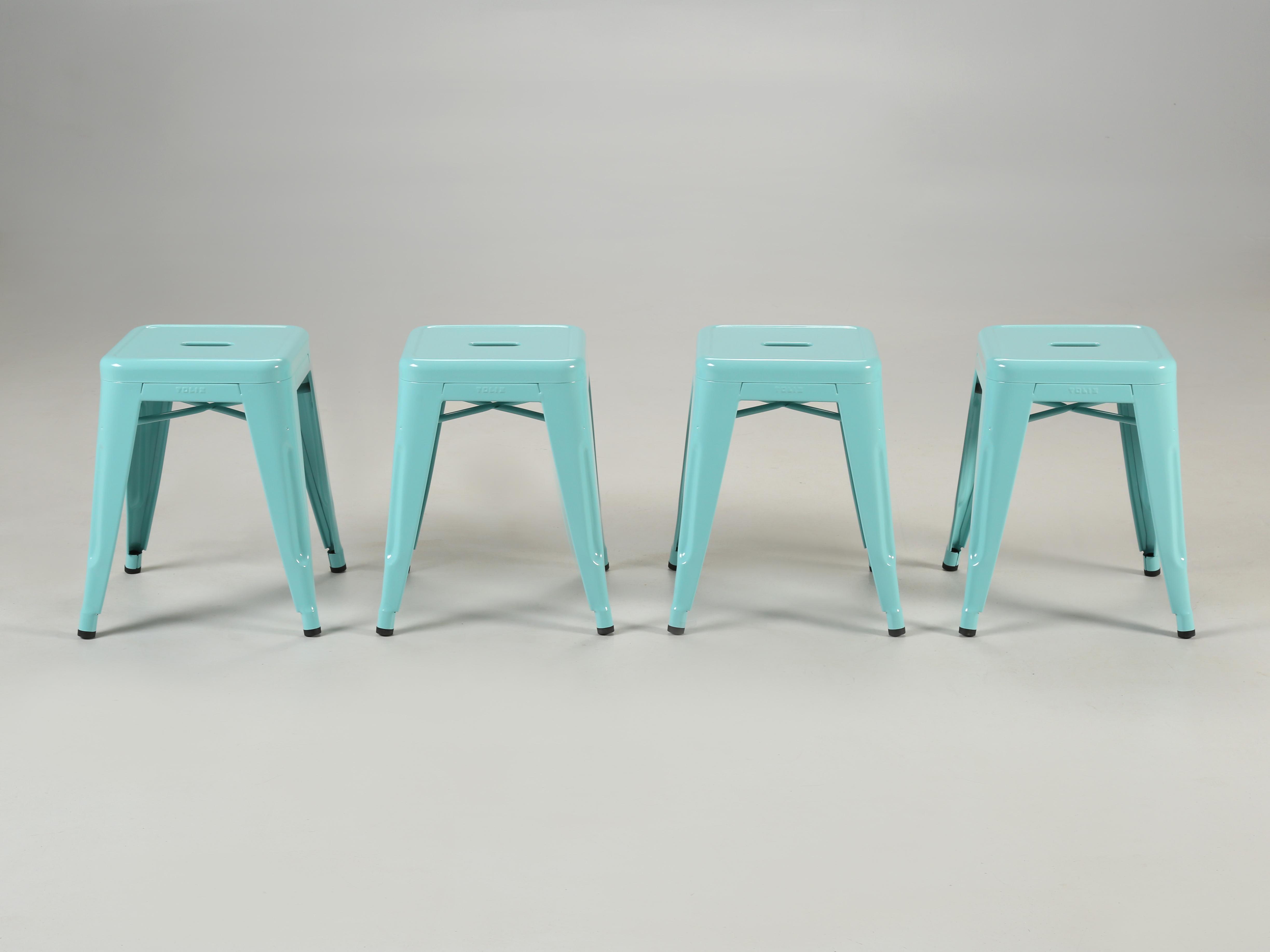 The Tolix steel stacking stools and steel stacking chairs were originally designed by Xavier Pauchard, better known as Mr. X. In the early 1900’s Xavier perfected a way of protecting sheet metal from rusting and by 1927 had set up a factory selling