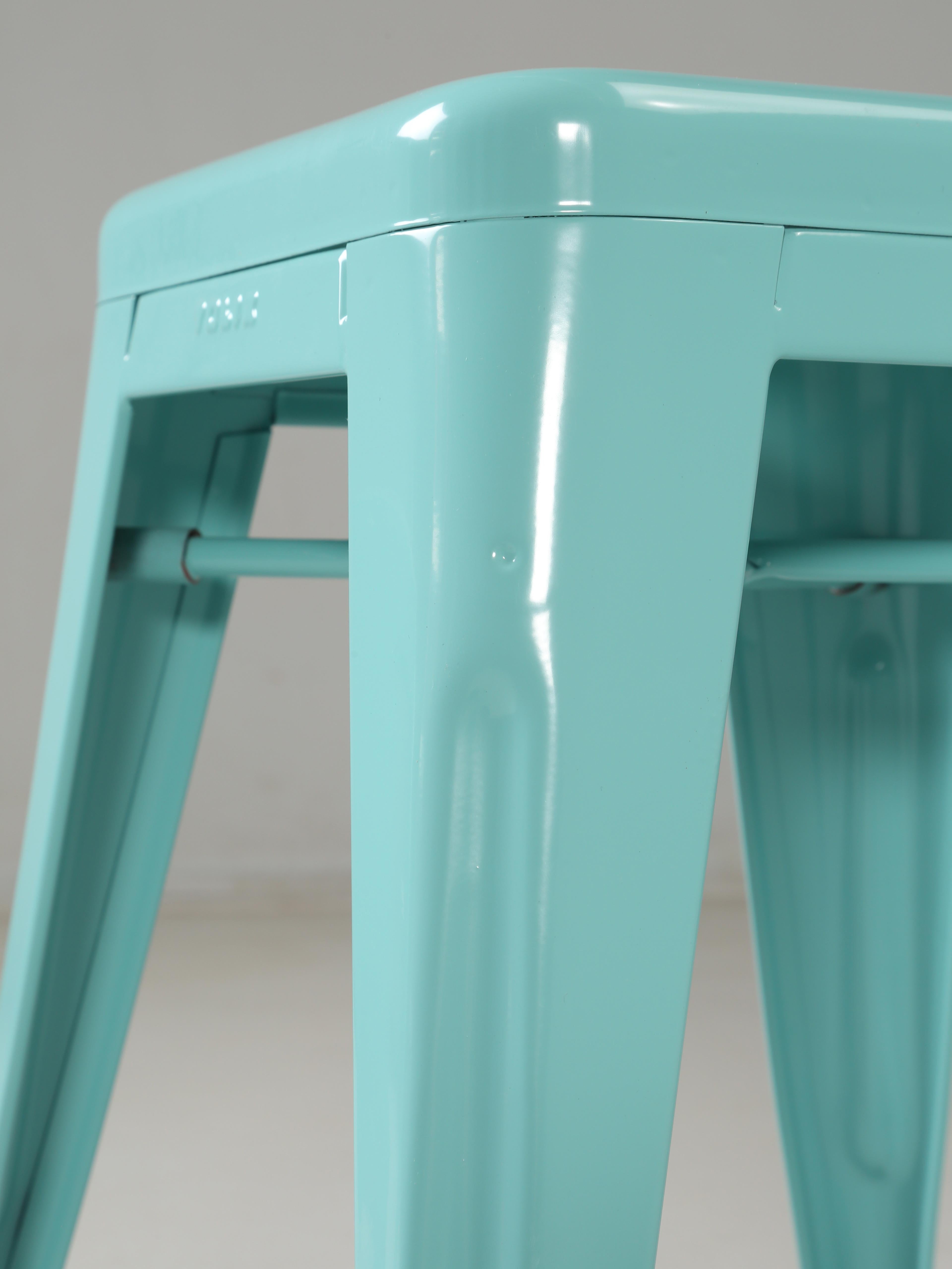 French Genuine Brand New Tolix Stacking Steel Stools '19' Available Dining For Sale
