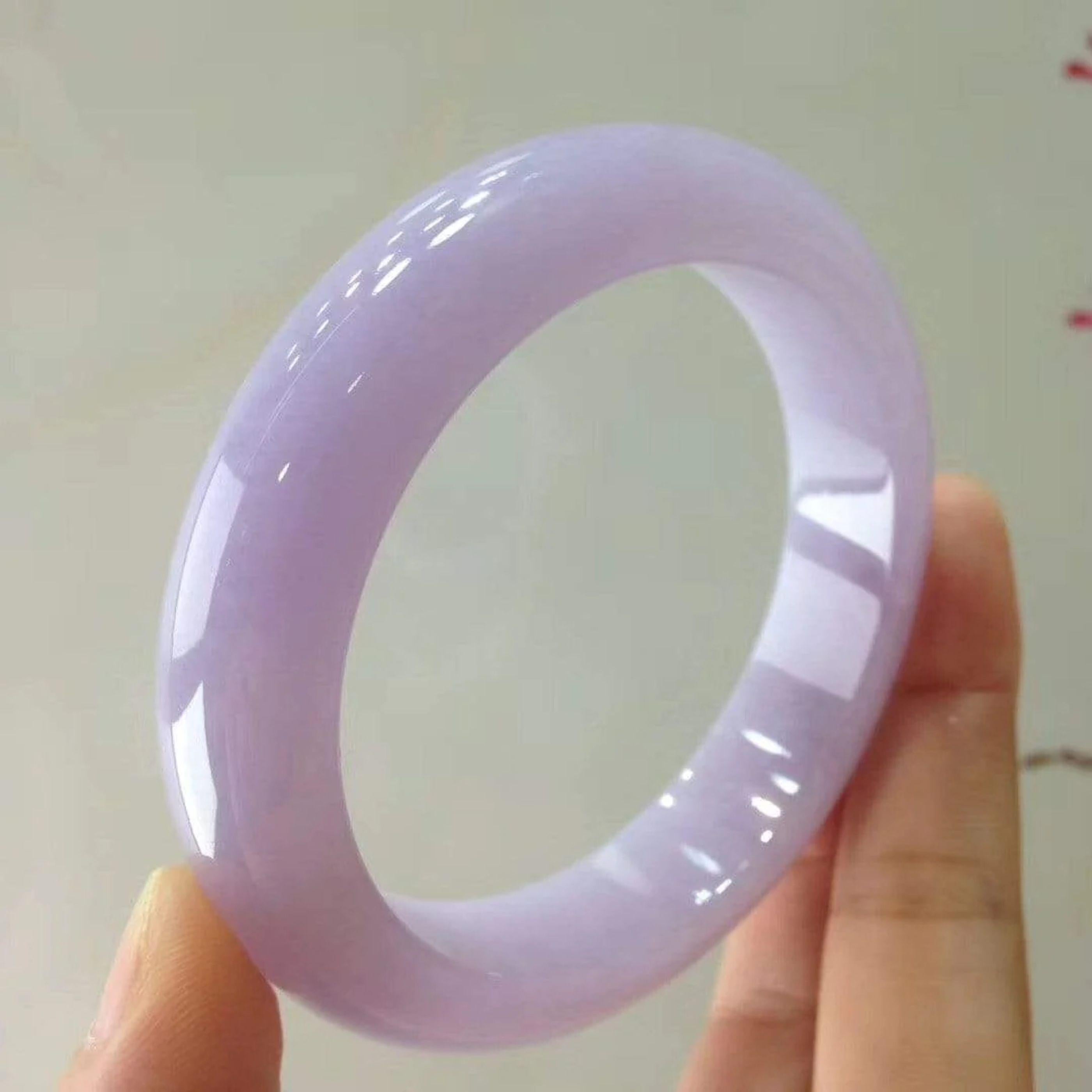 purple jade bangle