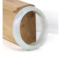 Genuine Burmese Lavender Jadeite Jade Bangle Bracelet #479