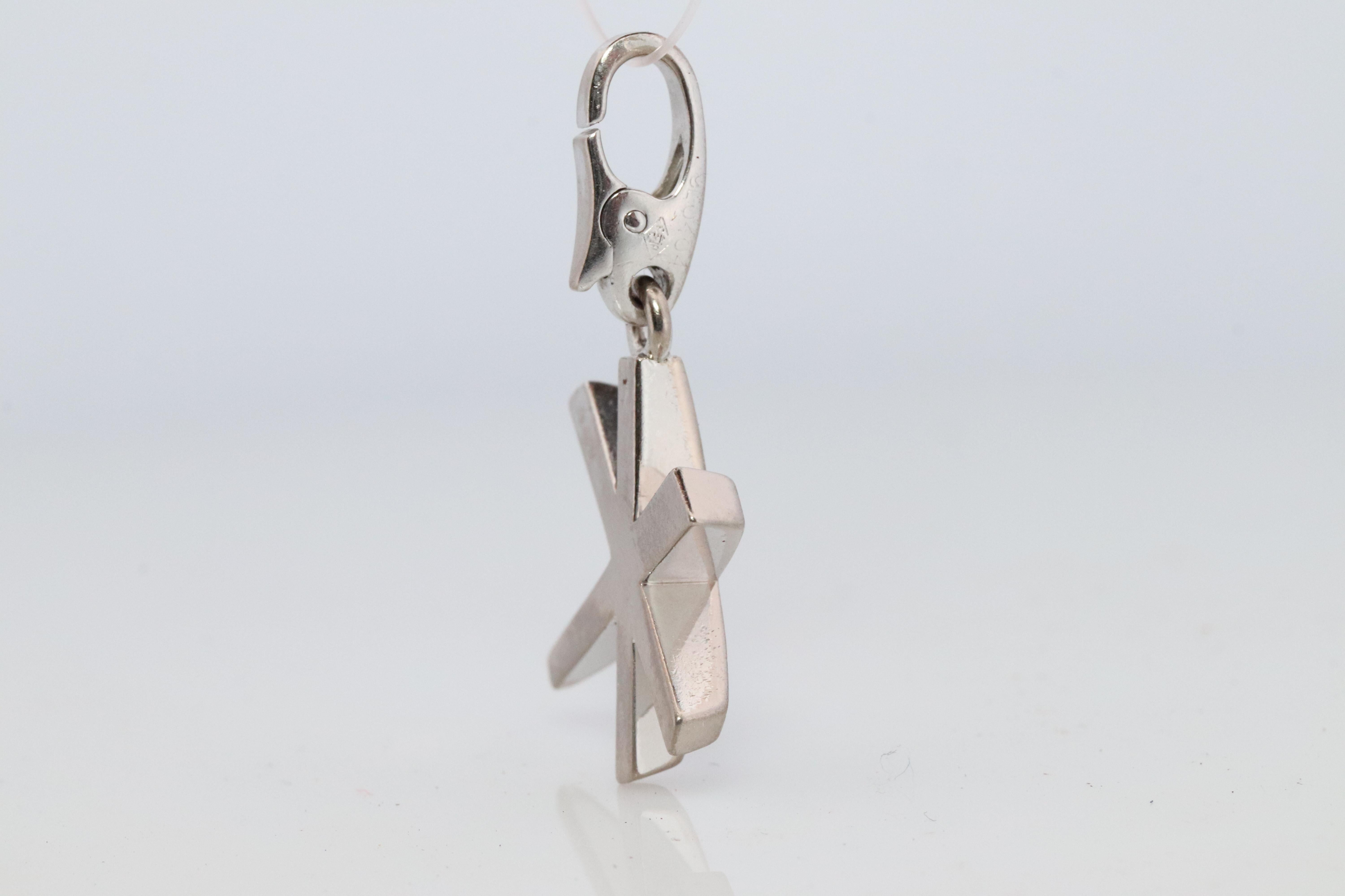 Genuine Cartier Firework Pendant. 18k White Gold Diamond Cartier Fireworks Charm 3