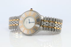 Reloj Cartier auténtico. Reloj de cuarzo Must de Cartier 21 de acero inoxidable de 31 mm.