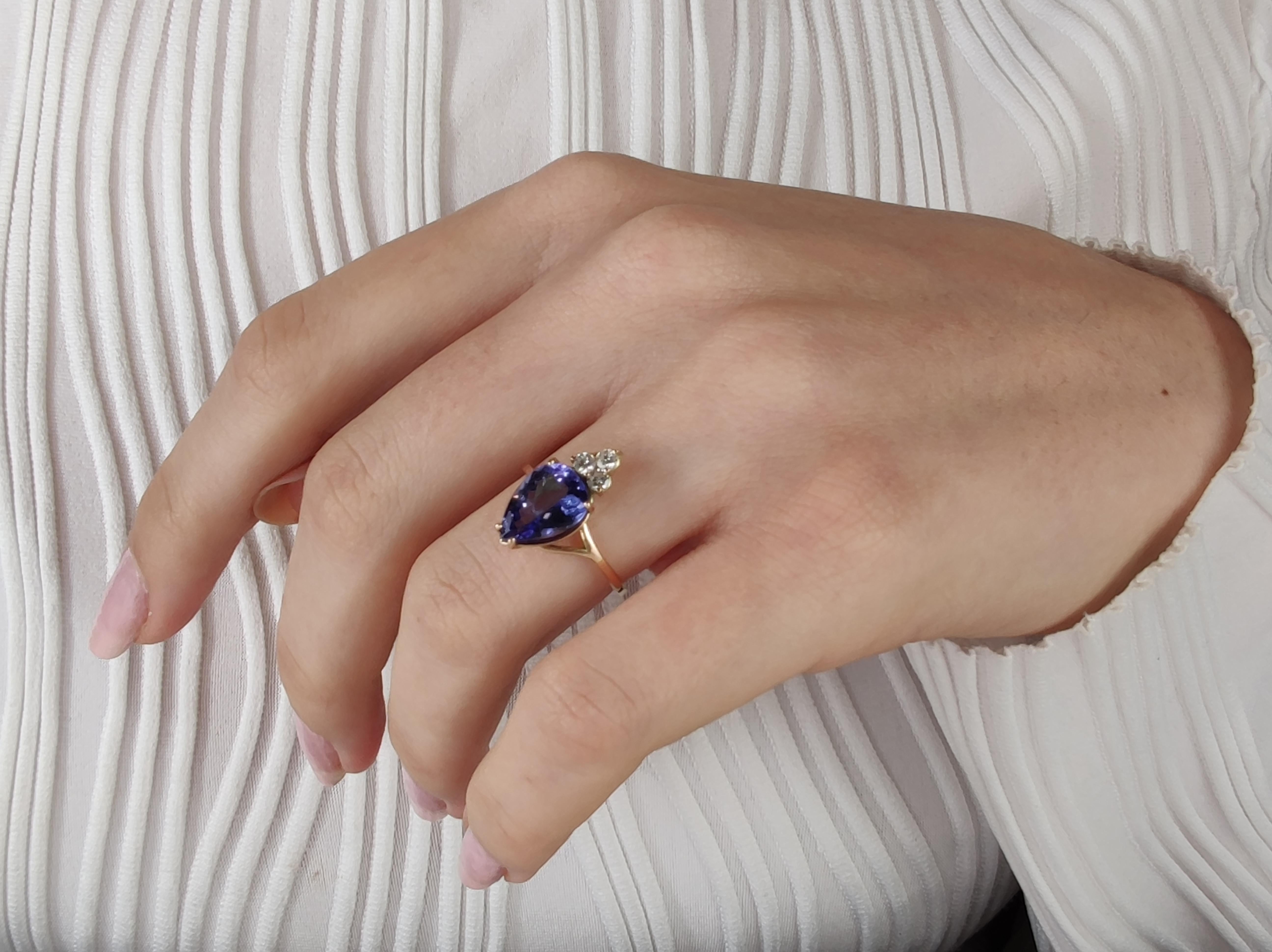 genuine tanzanite rings