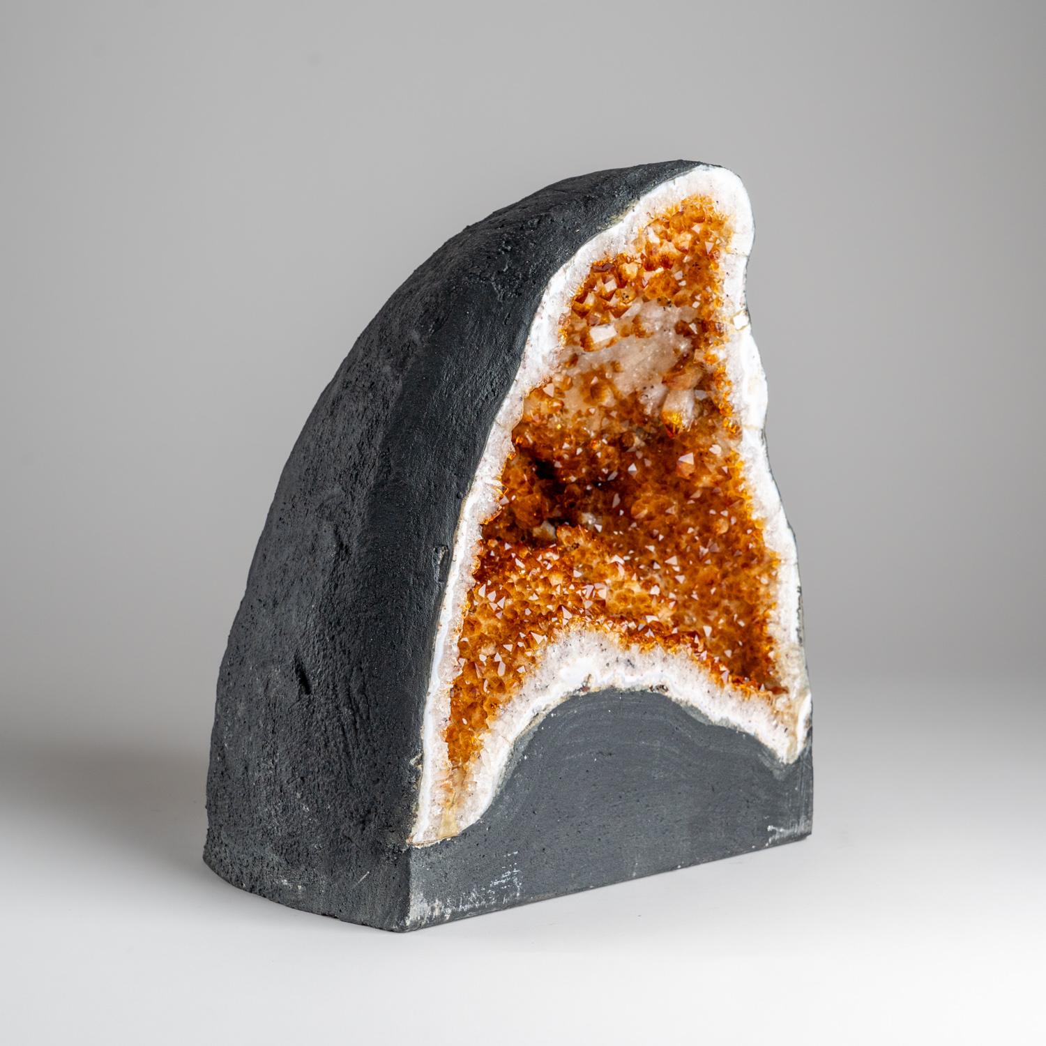 Geode a grappolo di cristallo citrino autentico dall'Uruguay (31 lbs) In condizioni Nuovo in vendita a New York, NY