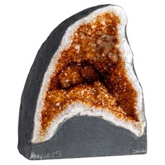 Geoda de Cristal Citrino Auténtico en Racimos procedente de Uruguay (31 lbs)