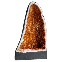 Genuine Citrine Crystal Clustered Geode from Uruguay (34 lbs)