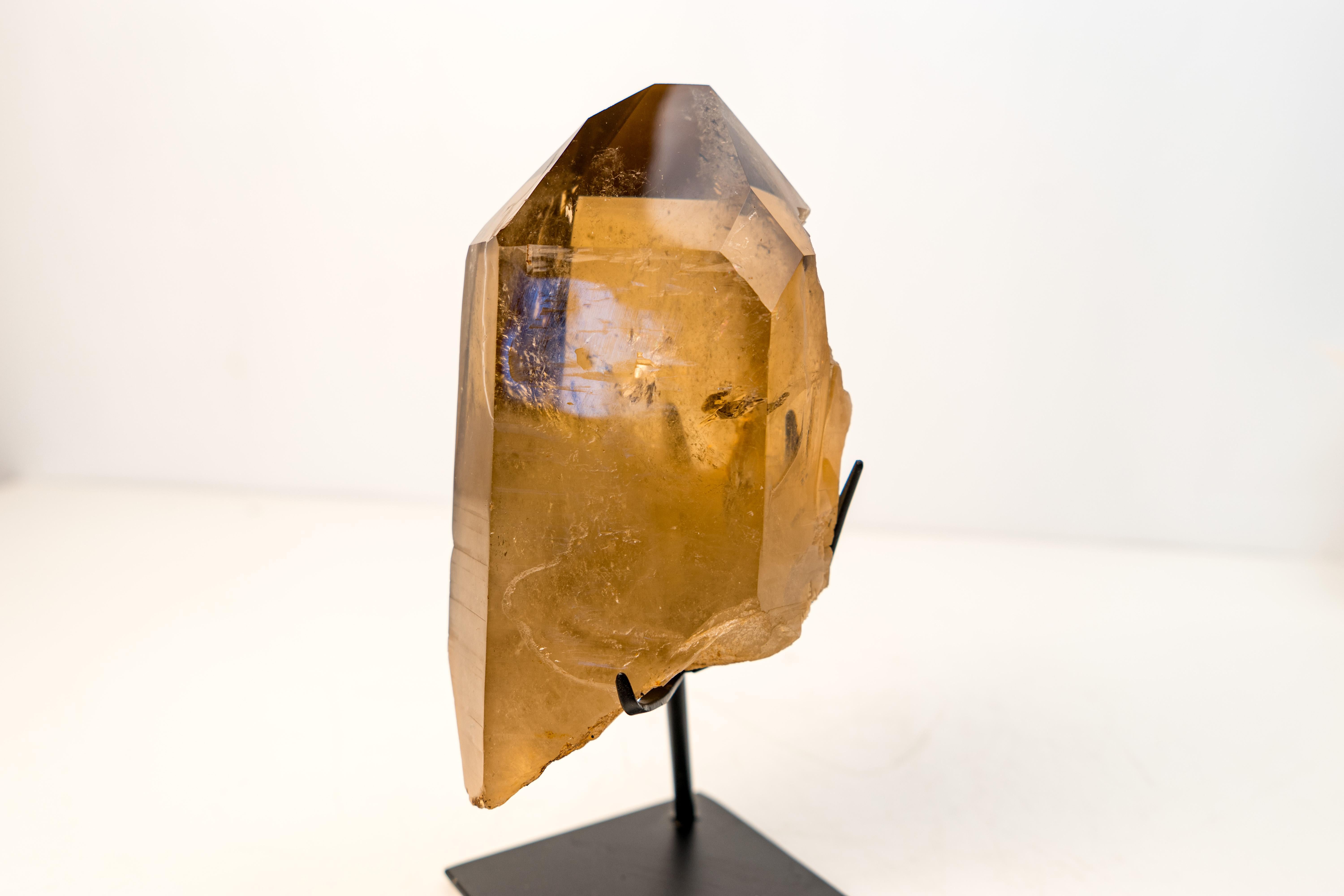 Brasiliano Cristallo di quarzo citrino autentico in vendita