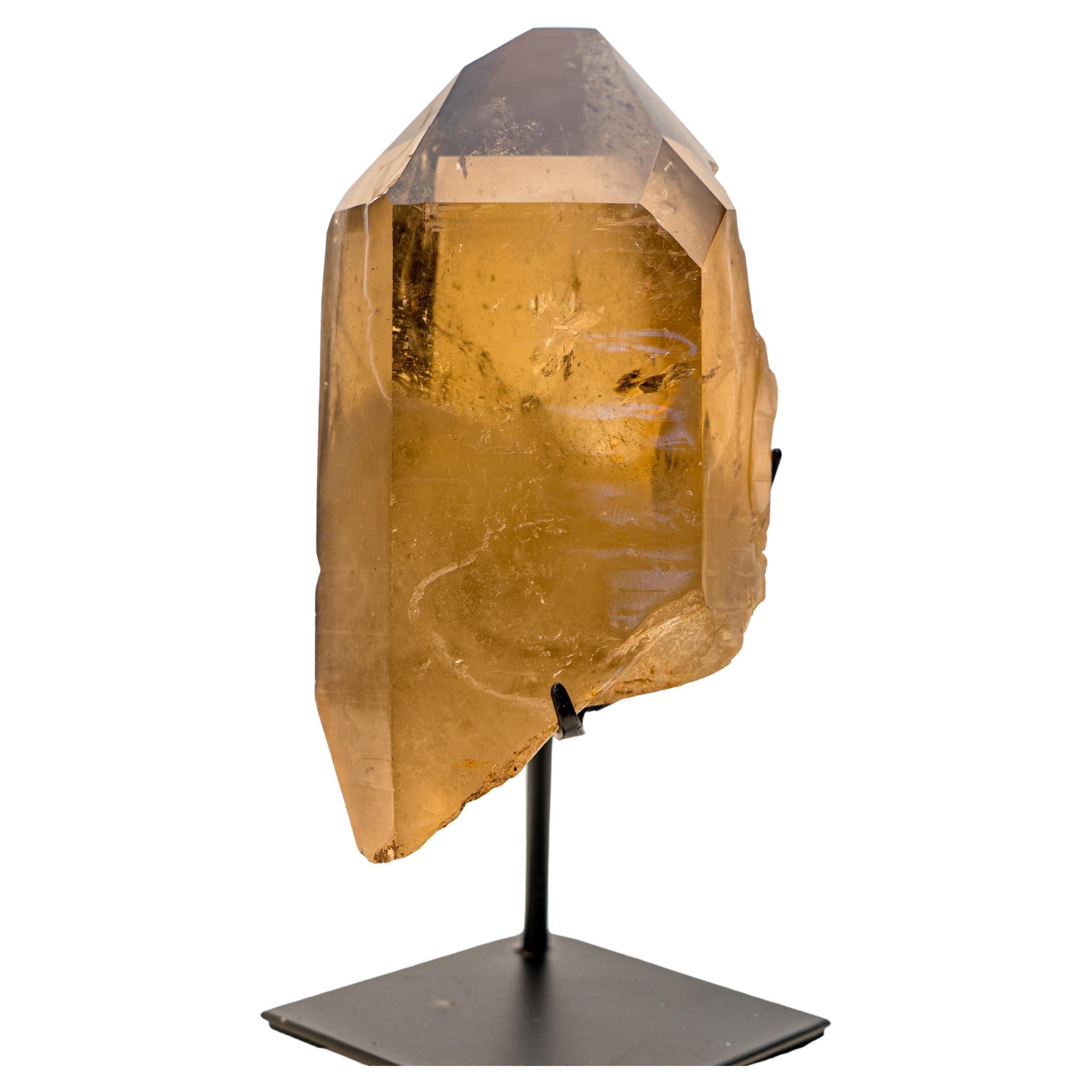 Cristal de Quartz Citrine Véritable