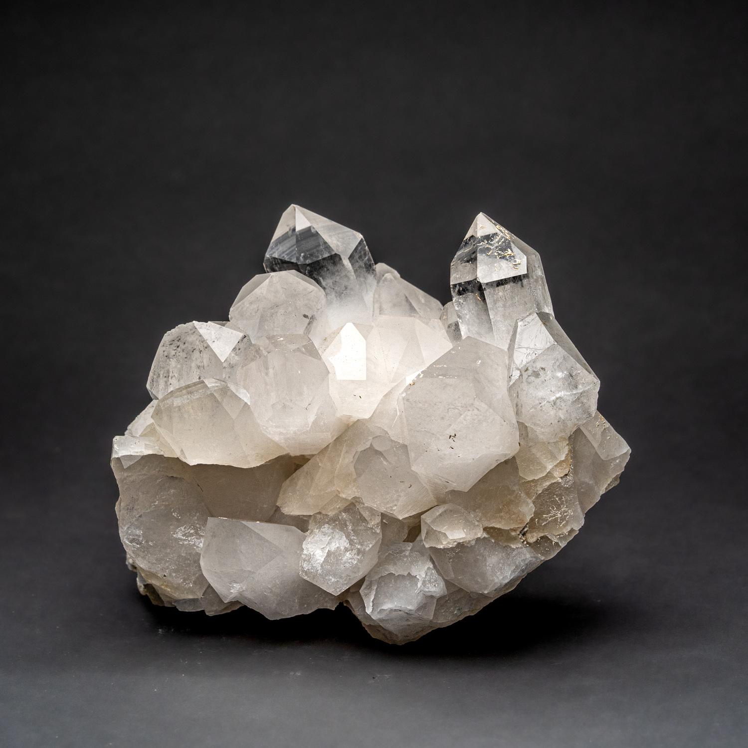 XXI secolo e contemporaneo Cluster di cristallo di quarzo chiaro autentico dal Brasile (6.1 lbs) in vendita