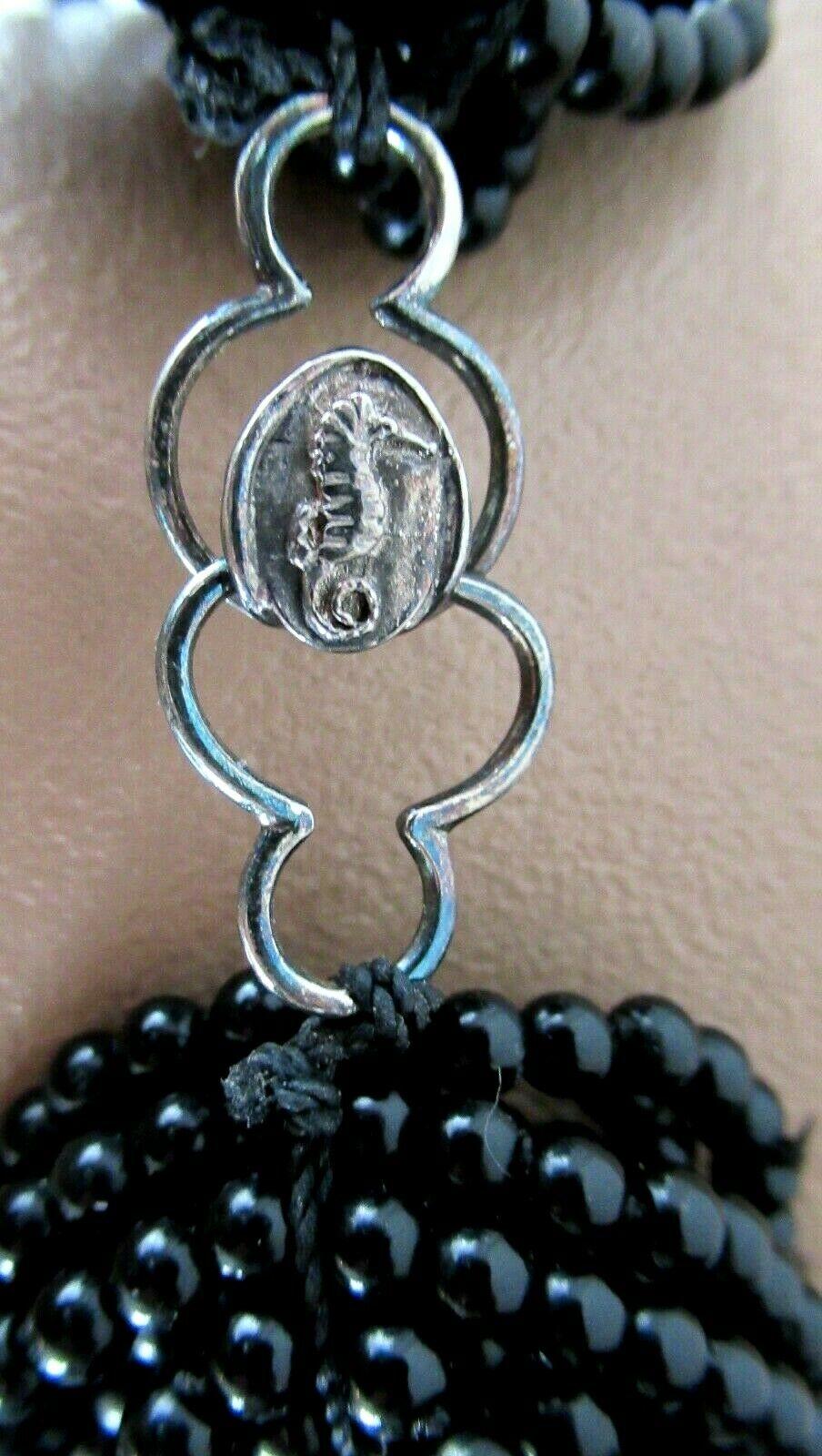 collana onice nero e corallo