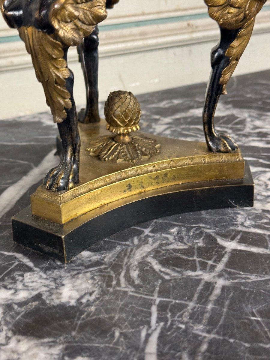 Vera sfera di cristallo su treppiede di bronzo 1880 circa In condizioni ottime in vendita a Honnelles, WHT