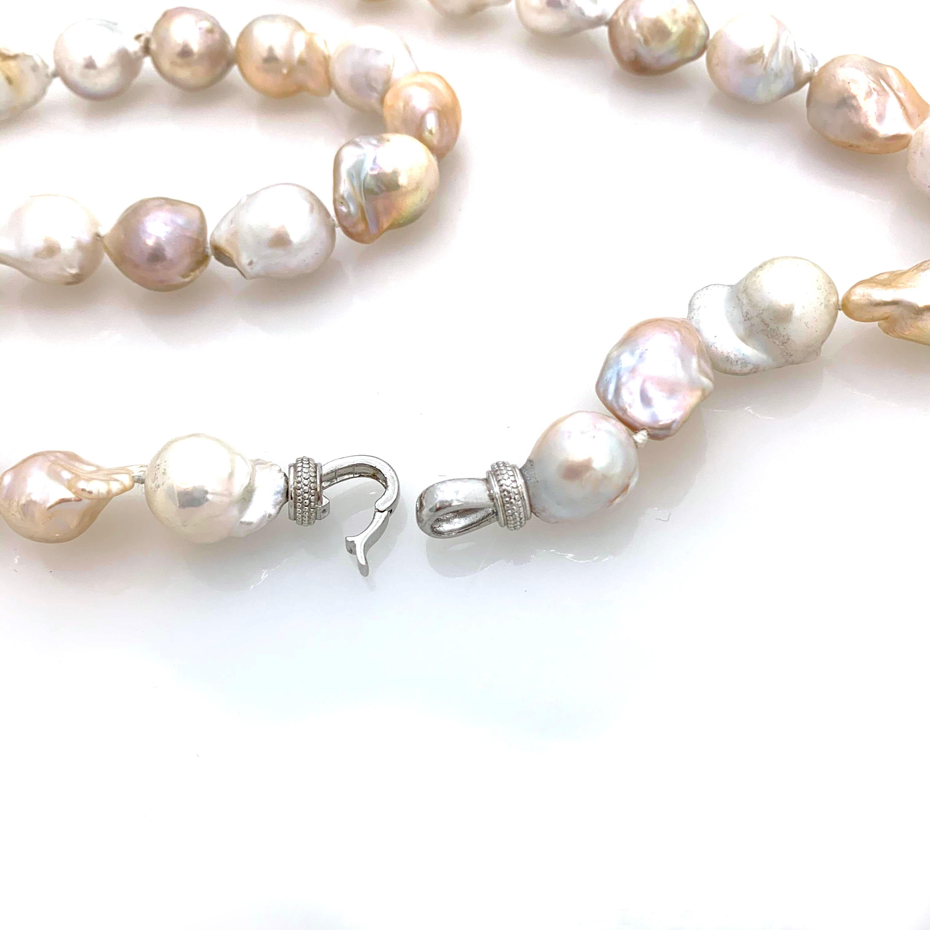 Genuine Cultured Multicolor Baroque Pearl 37