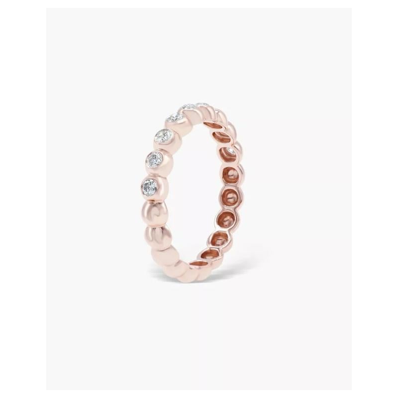 Genuine Diamond Half Bezel Beaded Ring 14k Solid Gold Women Engagement Ring Gift
Light weight can be worn everyday

Additional information:
Condition: New with tags: A brand-new, unused, and unworn item (including handmade items) in the original