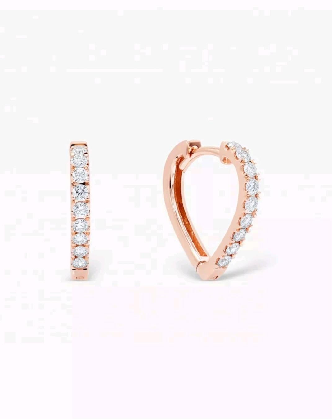 Boucles d'oreilles en or massif 14k avec diamant véritable Boucles d'oreilles amoureuses Paire de boucles d'oreilles cadeau

Matériau
Or rose, diamant naturel
Métal
Or rose
Épaisseur
1.4 mm Environ
Largeur
1.9 mm Approx.
Poids du diamant
0,25 ctw