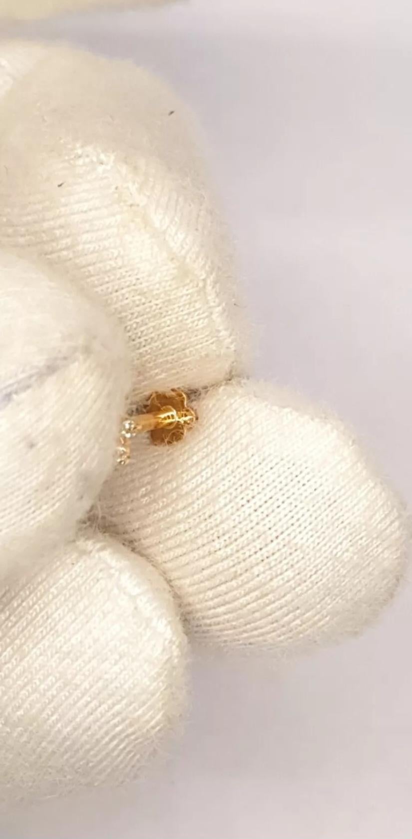 Genuine Diamond star Nose Piercing 14k Gold Ear Nose star Body Piercing For Sale 1