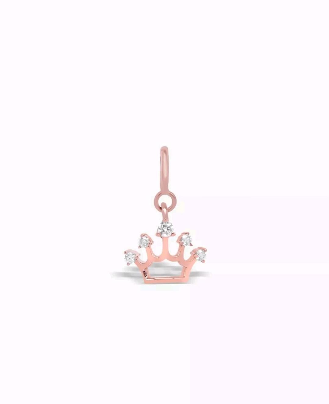 Genuine Diamond Tiara Charm Pendant 14k Solid Gold Girls Tiara Necklace Charm.

Total Carat Weight
5.00 ctw - 9.99 ctw
Diamond Weight
0.07Ctw Approx
Gold Weight
0.53 Grams Approx
Thickness
4 mm Approx
Gross Weight
0.54 Grams Approx
Height
7.5 mm