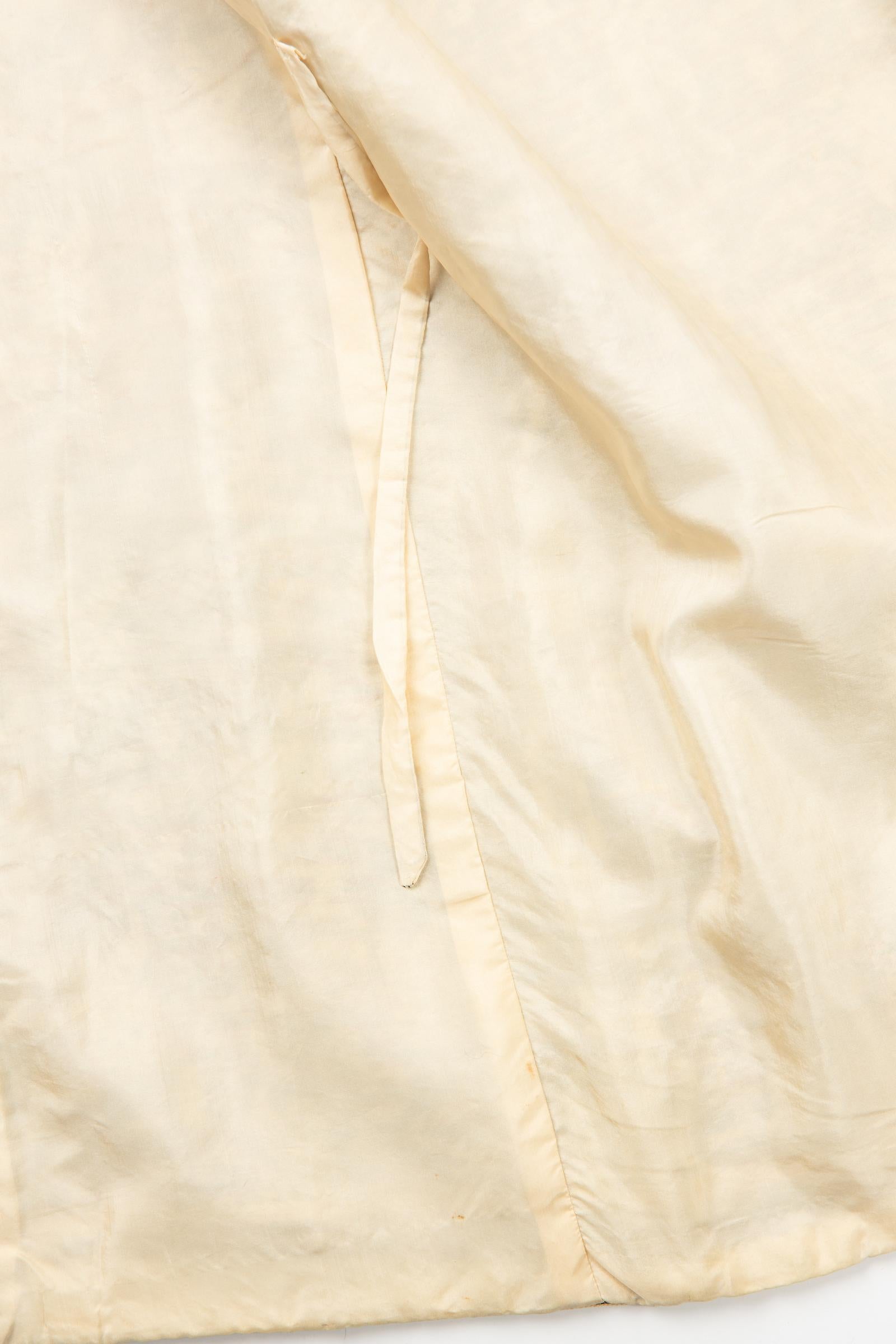 Handgewebter handgewebter Couture-Mantel aus Paisley-Brokat, echtes osmanisches ägyptisches Couture-Art déco im Angebot 11