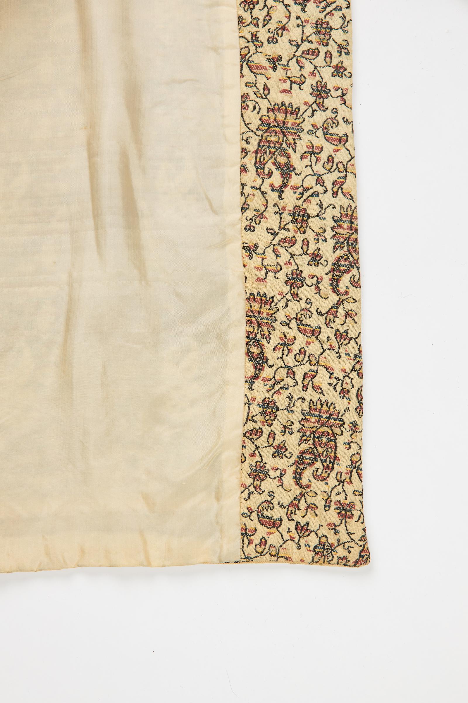 Handgewebter handgewebter Couture-Mantel aus Paisley-Brokat, echtes osmanisches ägyptisches Couture-Art déco im Angebot 12