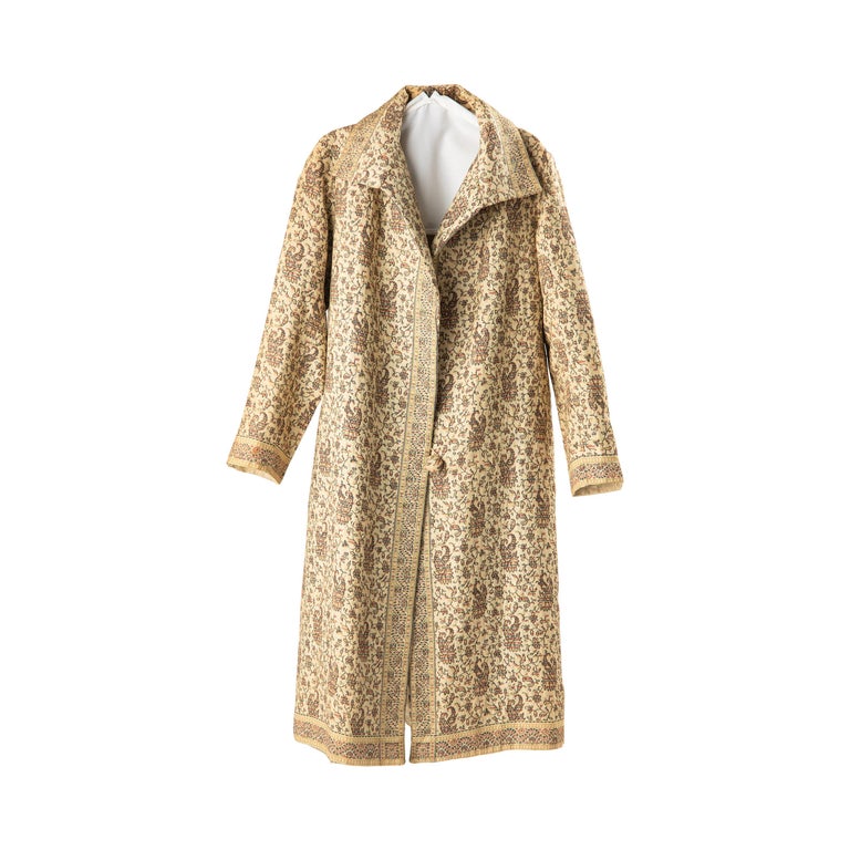 Brocade Coats - 78 For Sale on 1stDibs | vintage brocade coat, brocade  evening coat, silk brocade coat