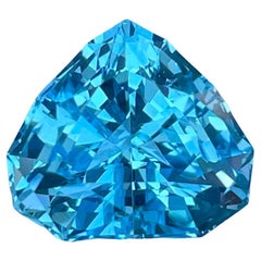 Genuine Fancy Cut Swiss Blue Topaz 9.95 carats Natural Madagascar's Gemstone