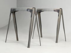 Genuine French Made Tolix Steel Trestle Table Legs, Table Top Not Included, New