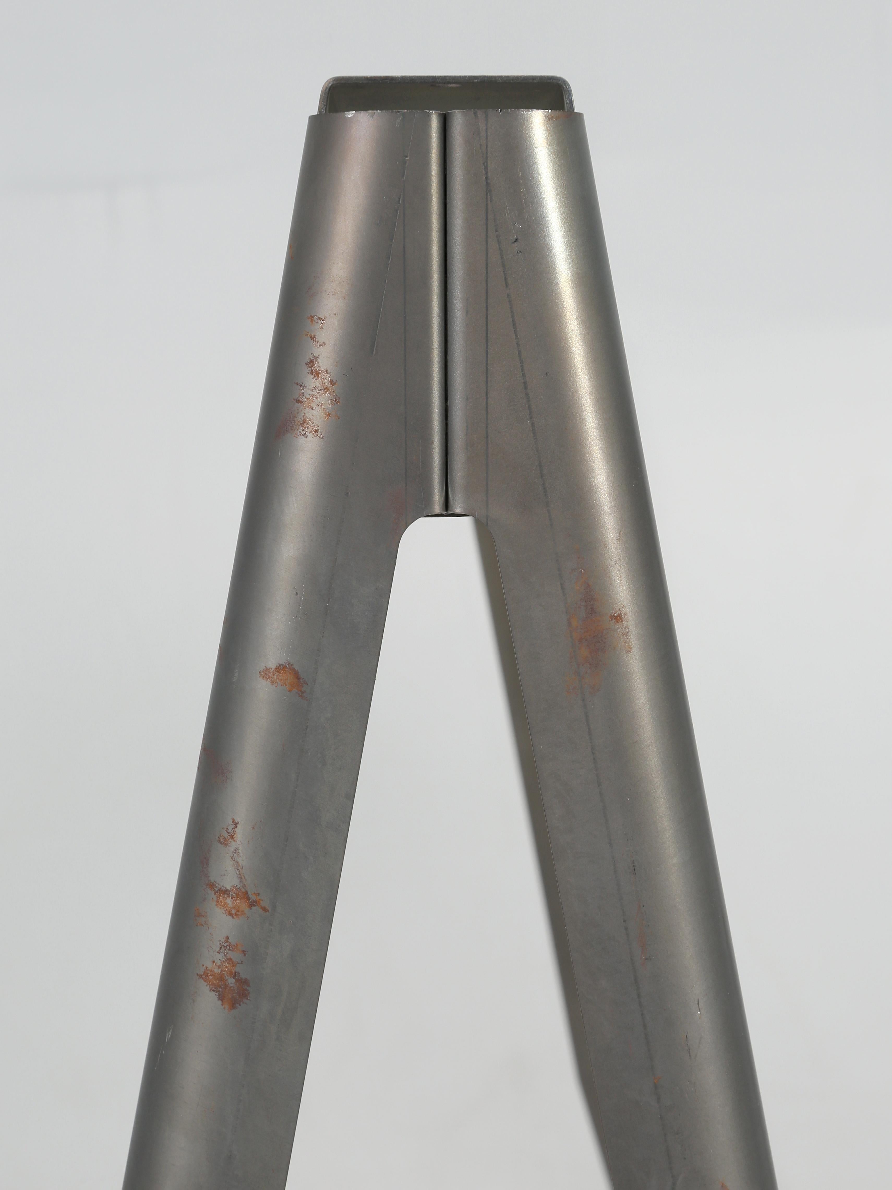 Genuine French Made Tolix Steel Trestle Table Legs, Table Top Not Included, New For Sale 1