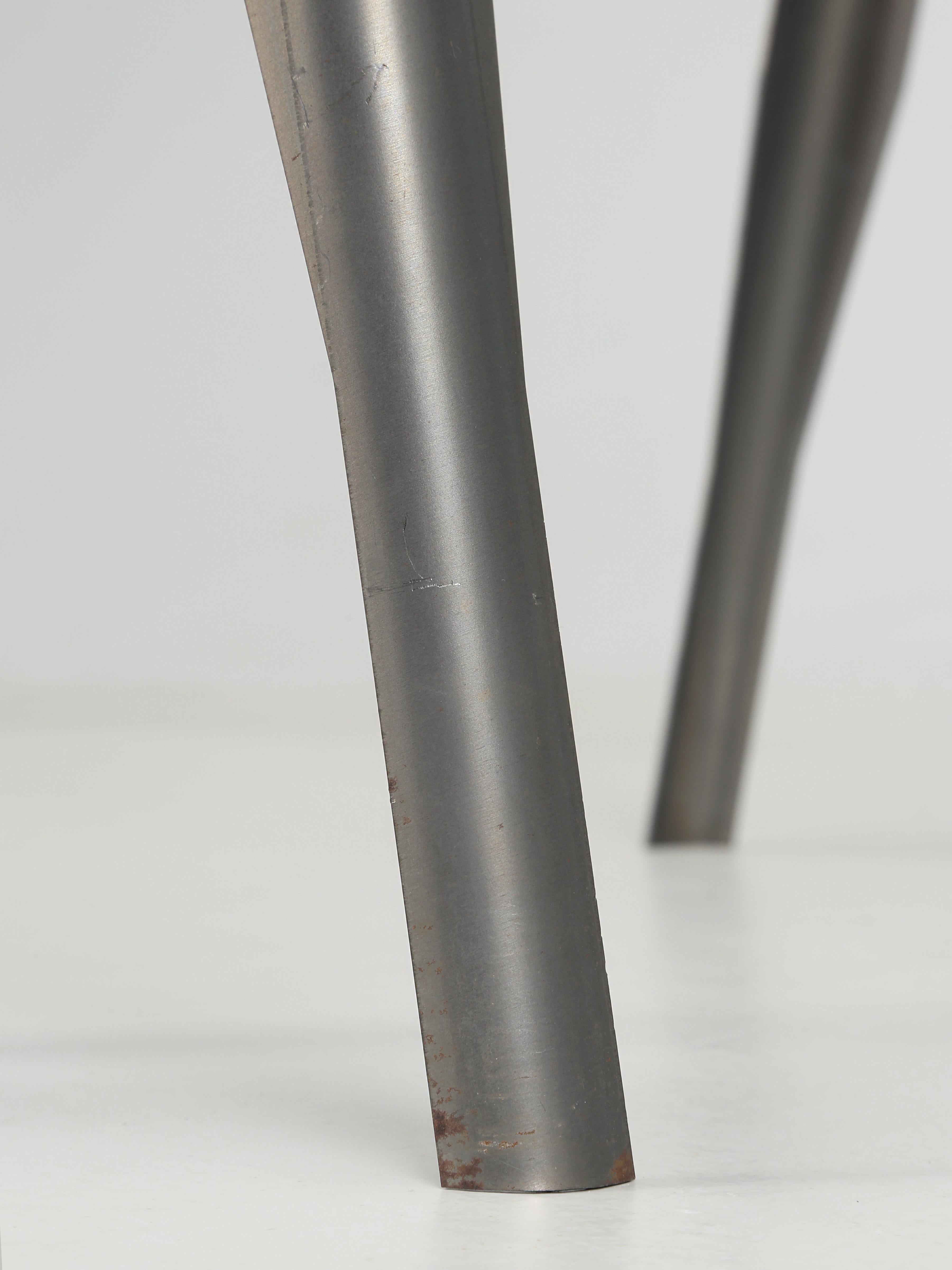 Genuine French Made Tolix Steel Trestle Table Legs, Table Top Not Included, New For Sale 3
