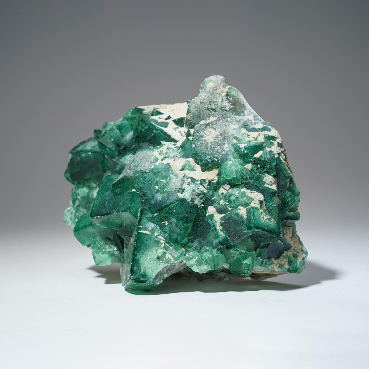 Contemporary Genuine Green Fluorite from Namibia (3 lbs) For Sale