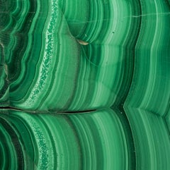 Genuine Hand-Polished Malachite Slice // Thick// 1.03 Lb
