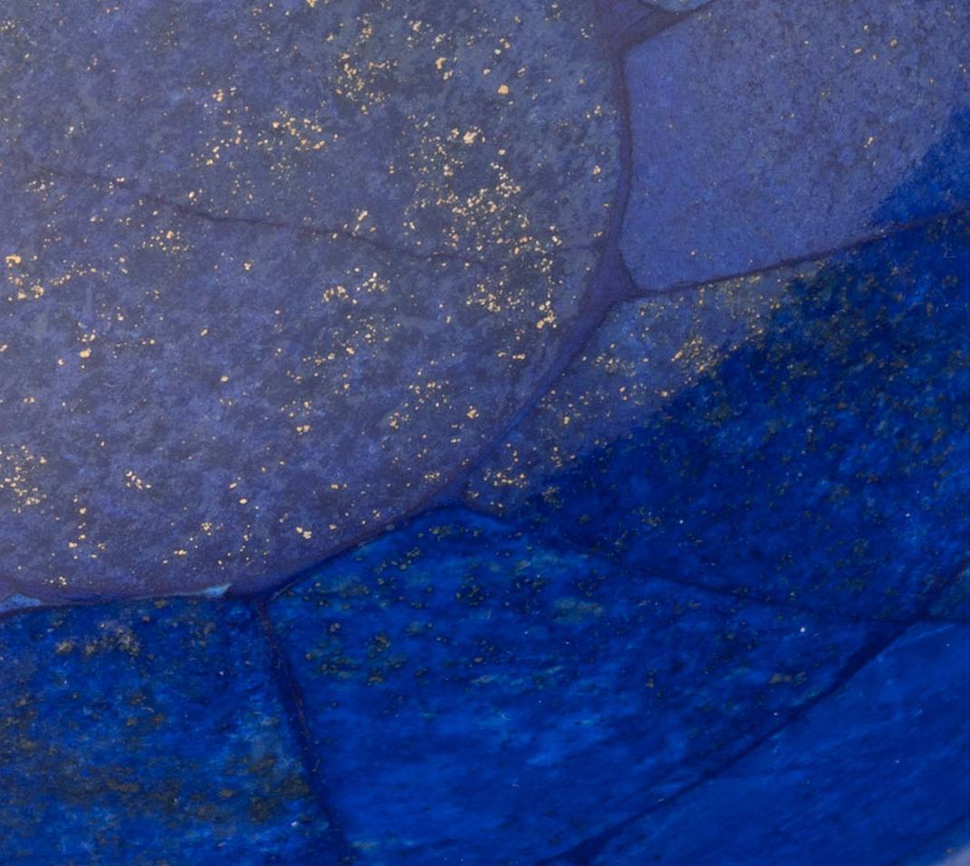 Cuenco de lapislázuli auténtico hecho a mano Hecho a mano en venta