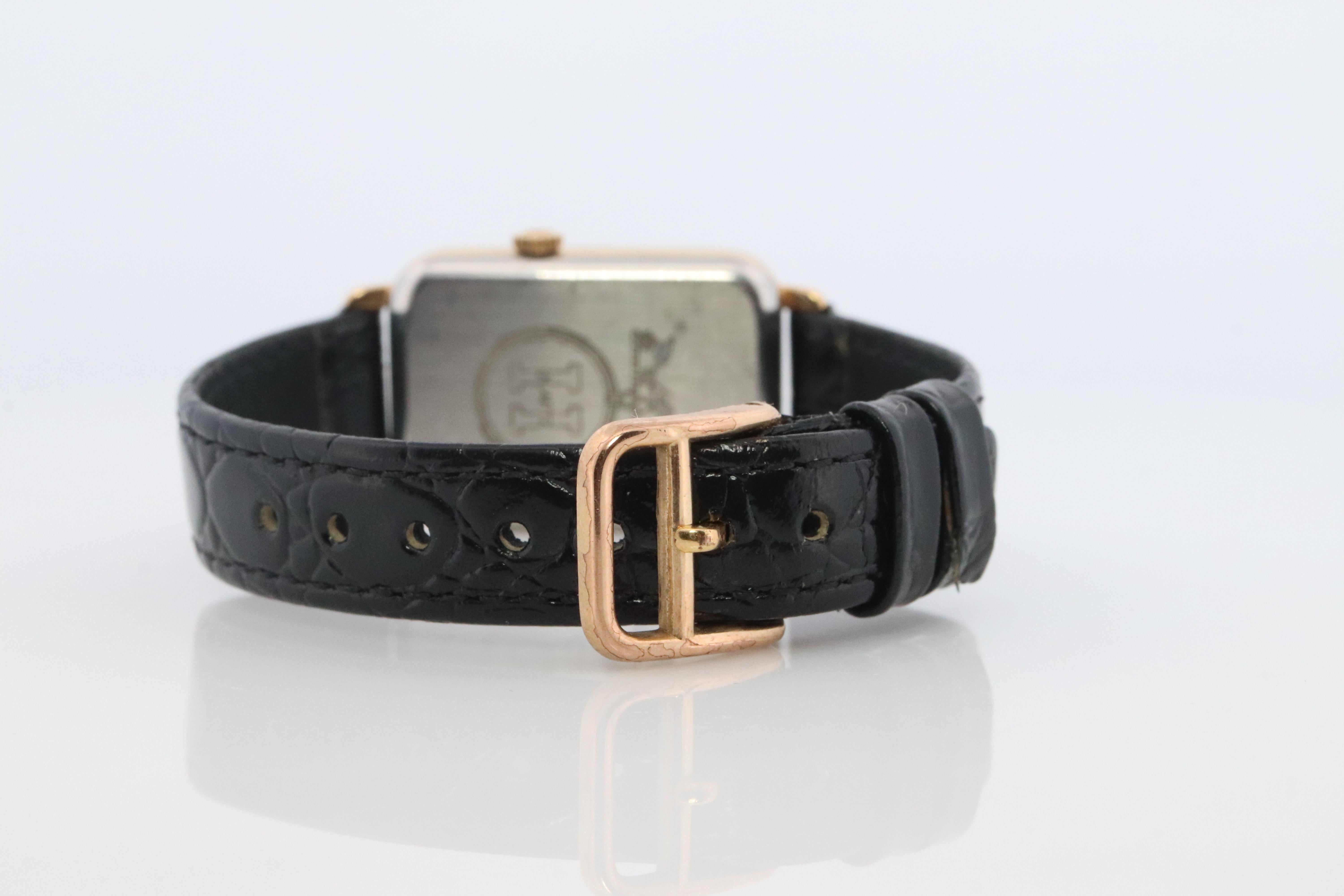 Genuine HERMES Tank. Ladies Hermes Ladies Watch. For Sale 5