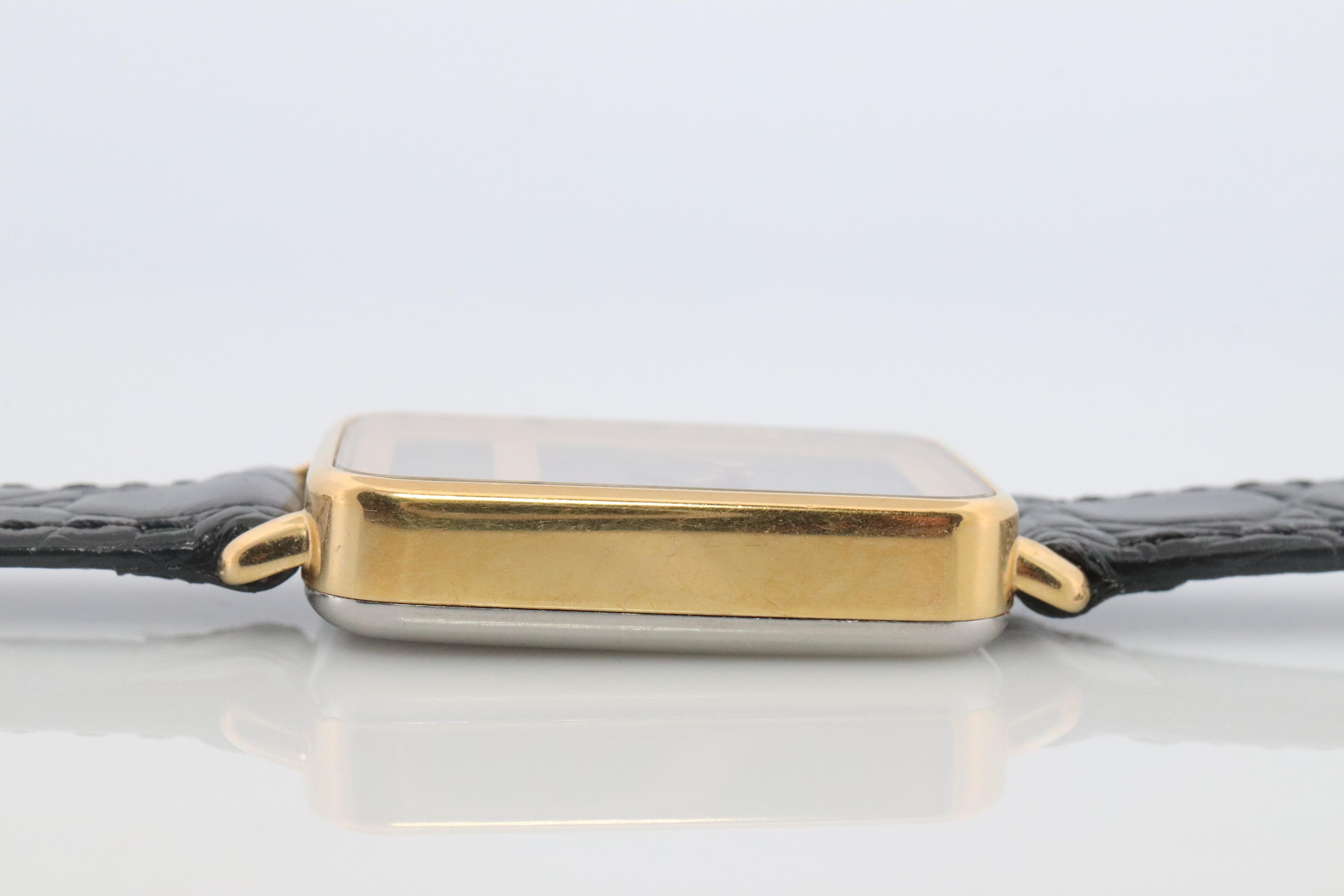 Genuine HERMES Tank. Ladies Hermes Ladies Watch. For Sale 1