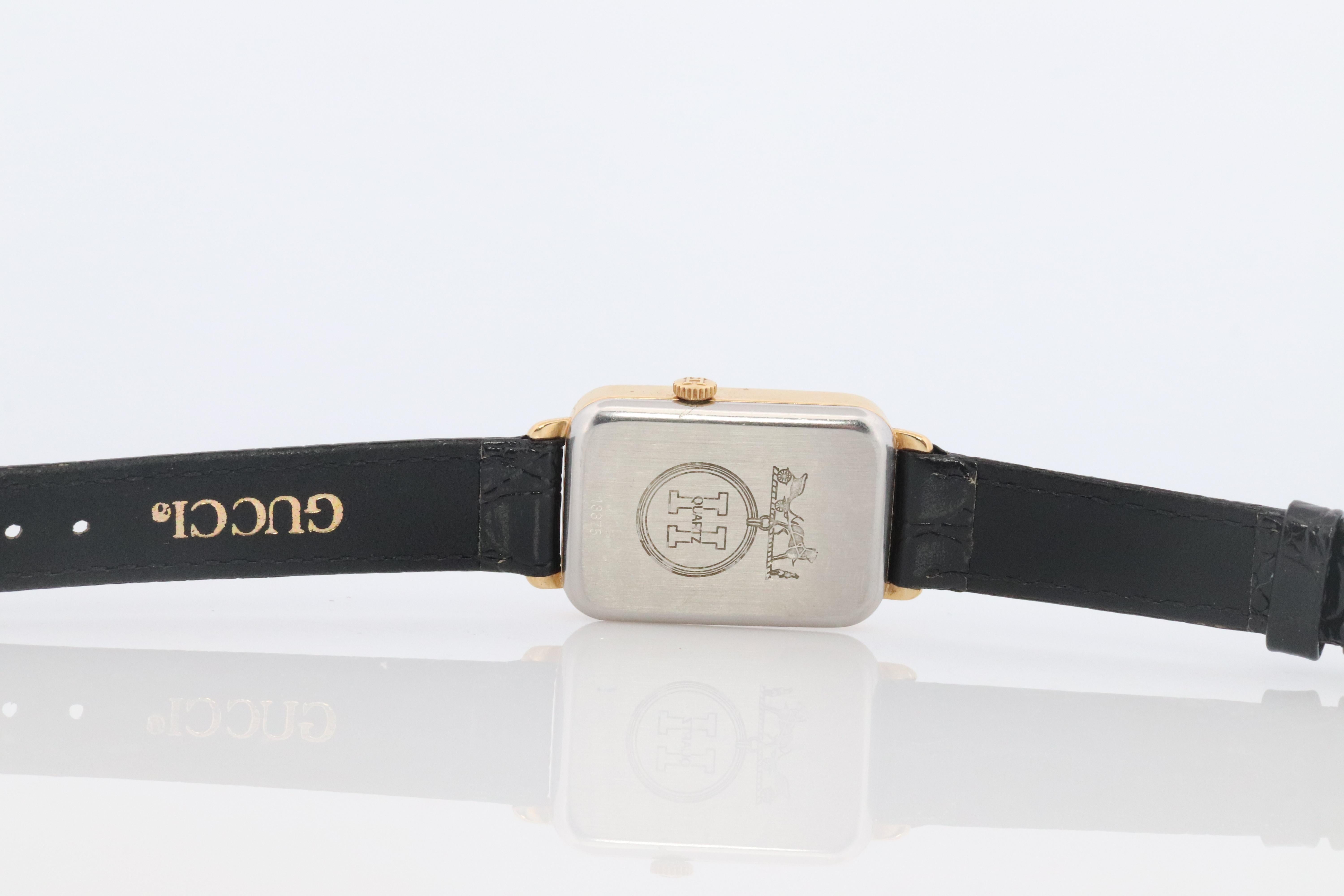 Genuine HERMES Tank. Ladies Hermes Ladies Watch. For Sale 2