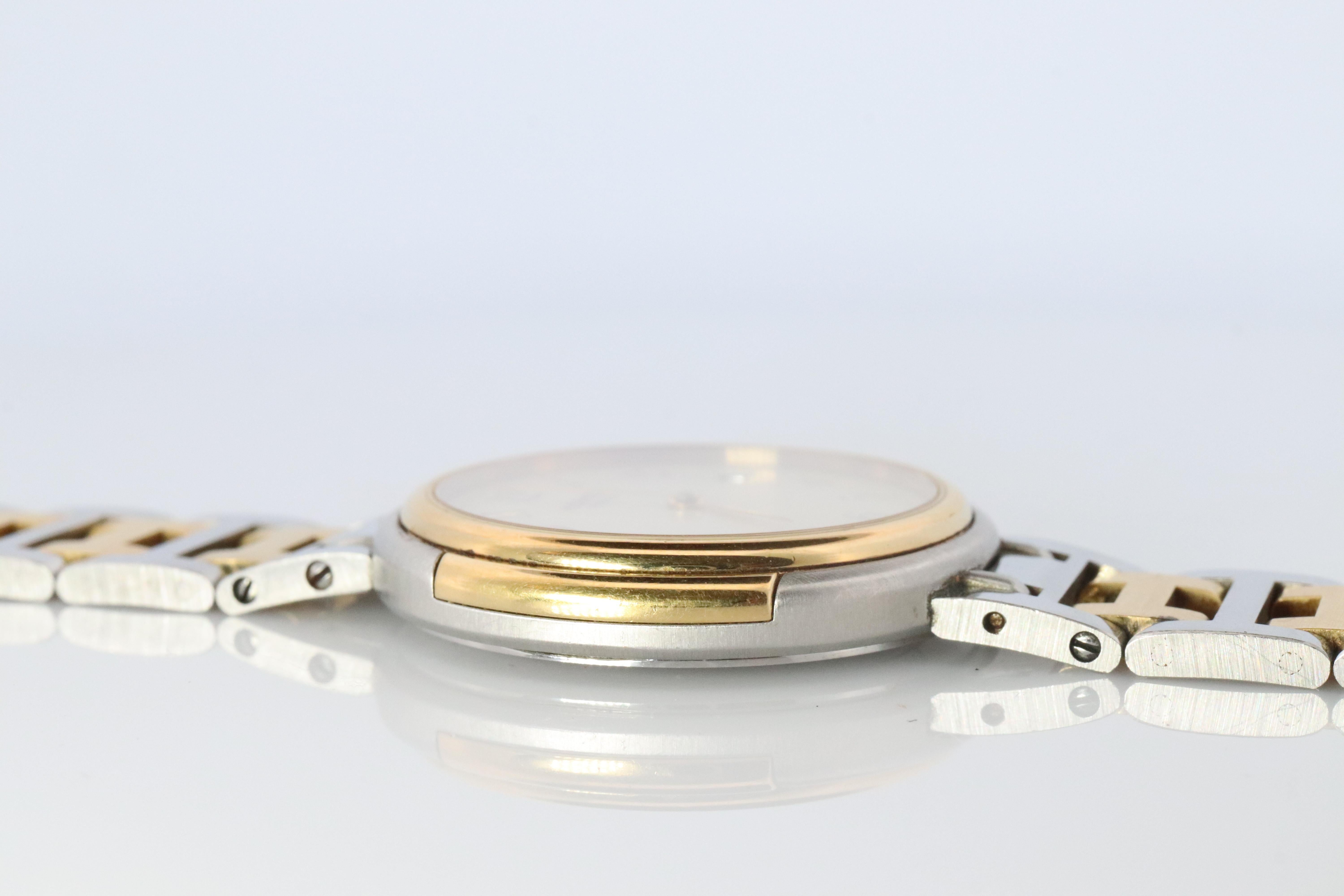 Genuine HERMES Windsor GM 31mm Round Quartz Watch White Dial For Sale 3